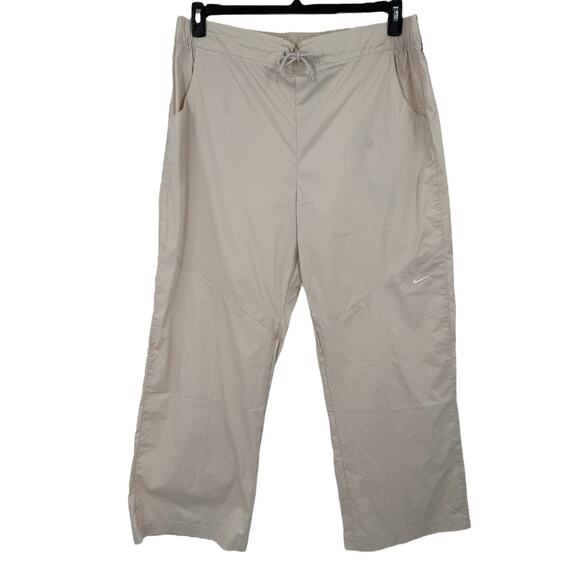 Nike Sportswear essential woven high rise pants beige size XXL - Picture 2 of 8